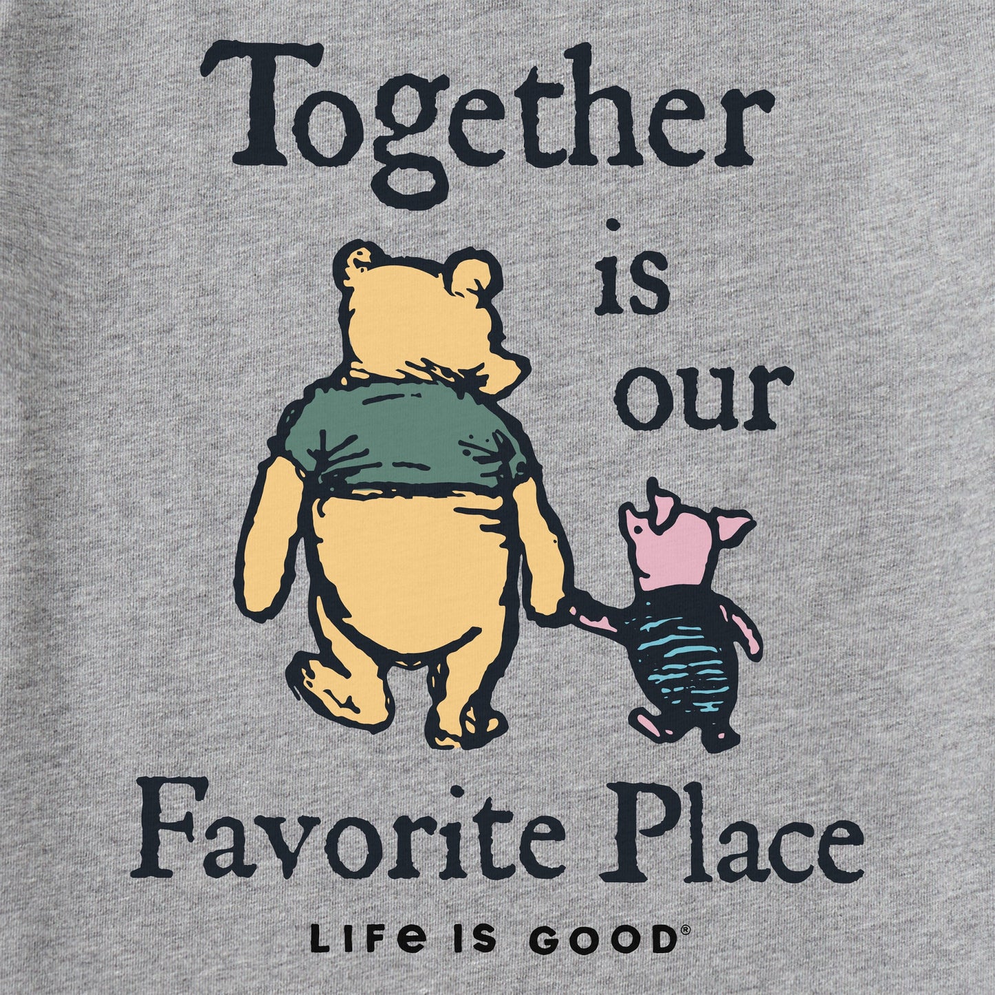 Kids Together is Our Favorite Place Short Sleeve Crusher Tee