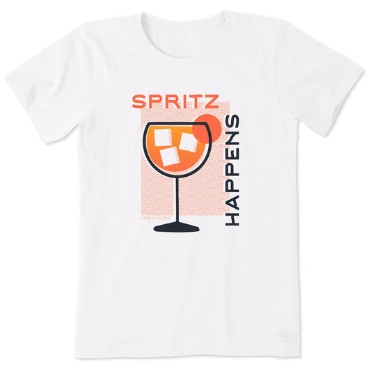 Women's Aperol Spritz Happens Short Sleeve Tee