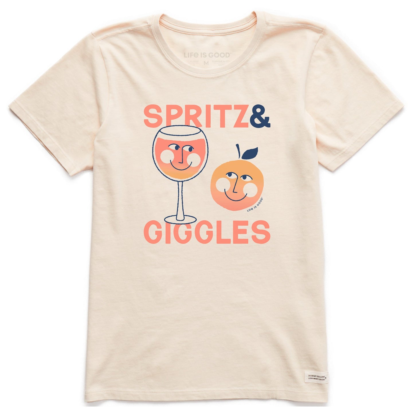 Women's Aperol Spritz and Giggles Short Sleeve Crusher Tee