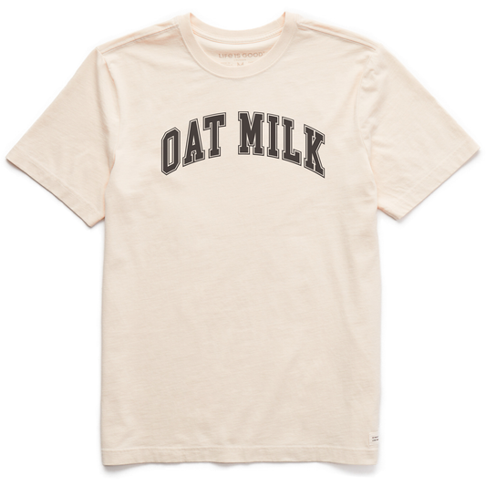 Men's Oat Milk Arch Short Sleeve Crusher Tee