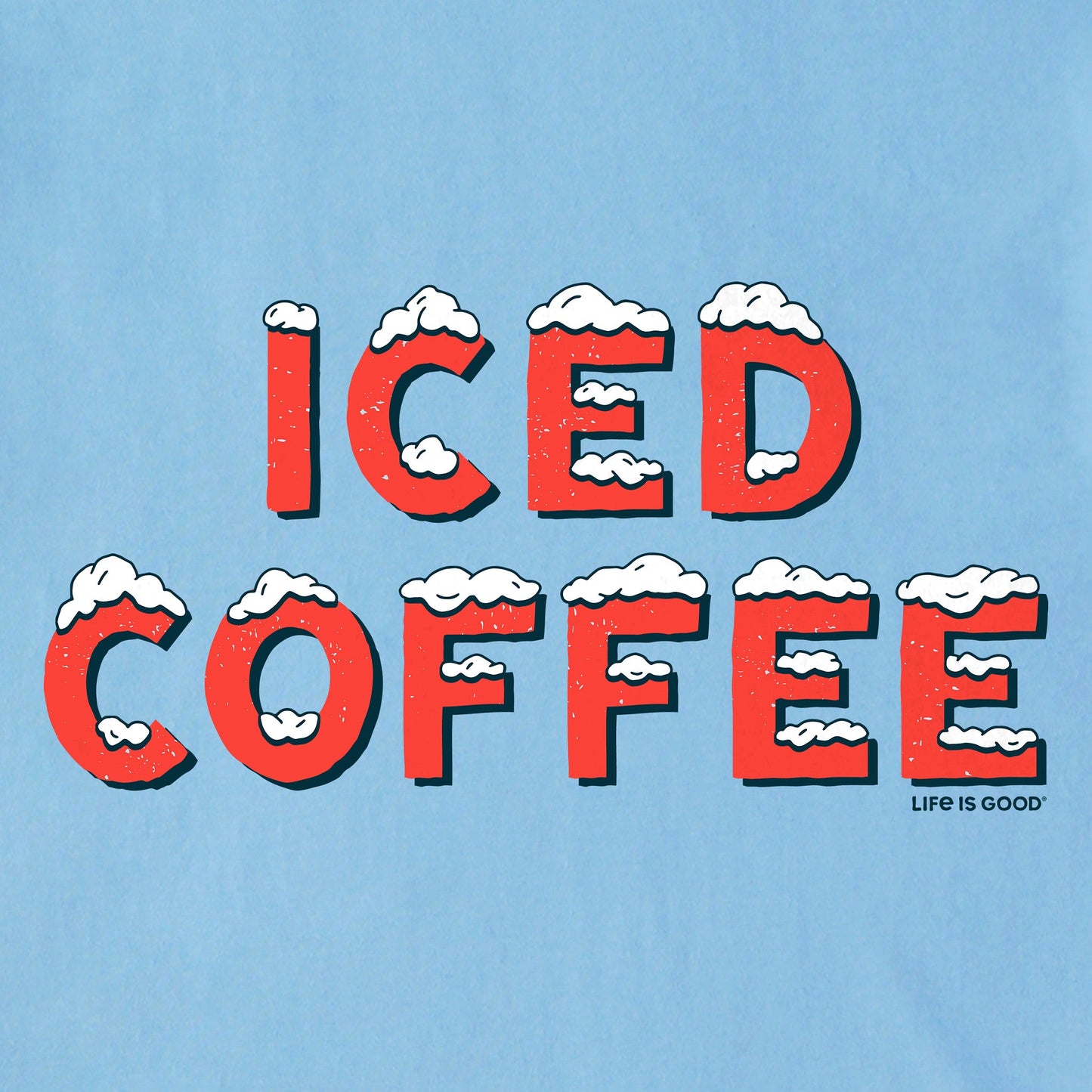 Men's Iced Coffee Snowy Short Sleeve Tee