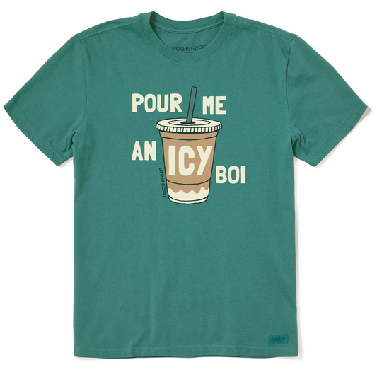 Men's Pour Me an Icy Boi Short Sleeve Crusher Tee