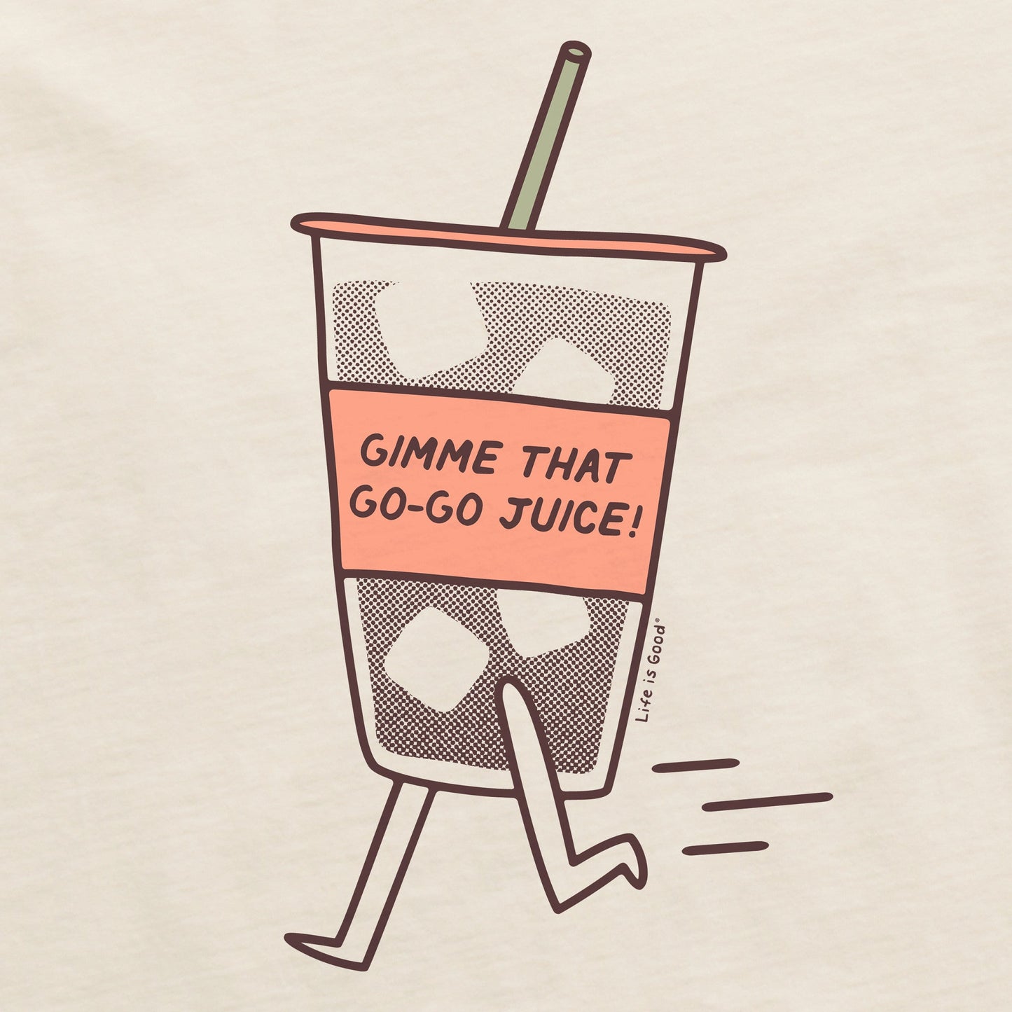 Men's Gimme That Go-Go Juice Short Sleeve Crusher Tee