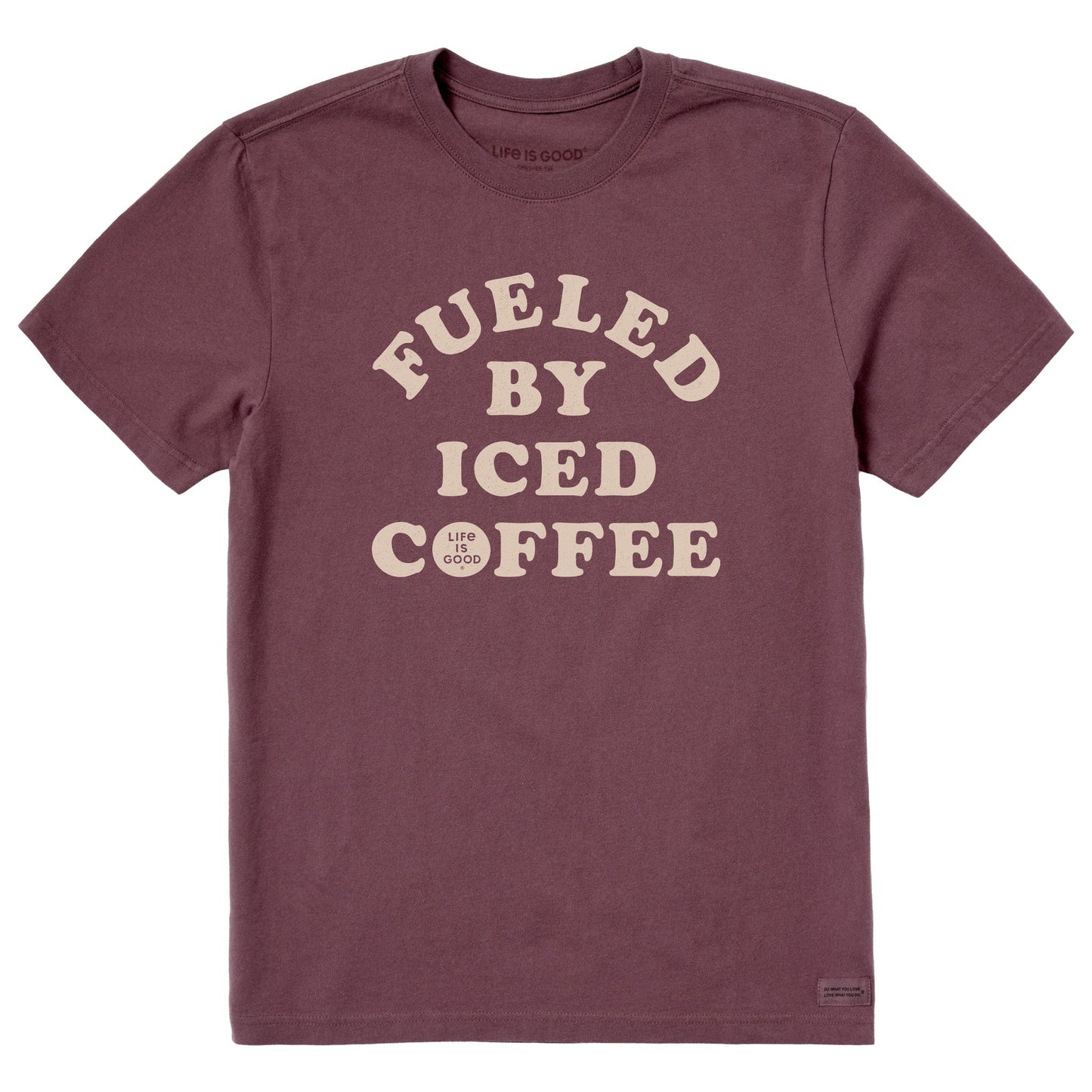 Men's Fueled by Iced Coffee Short Sleeve Crusher Tee