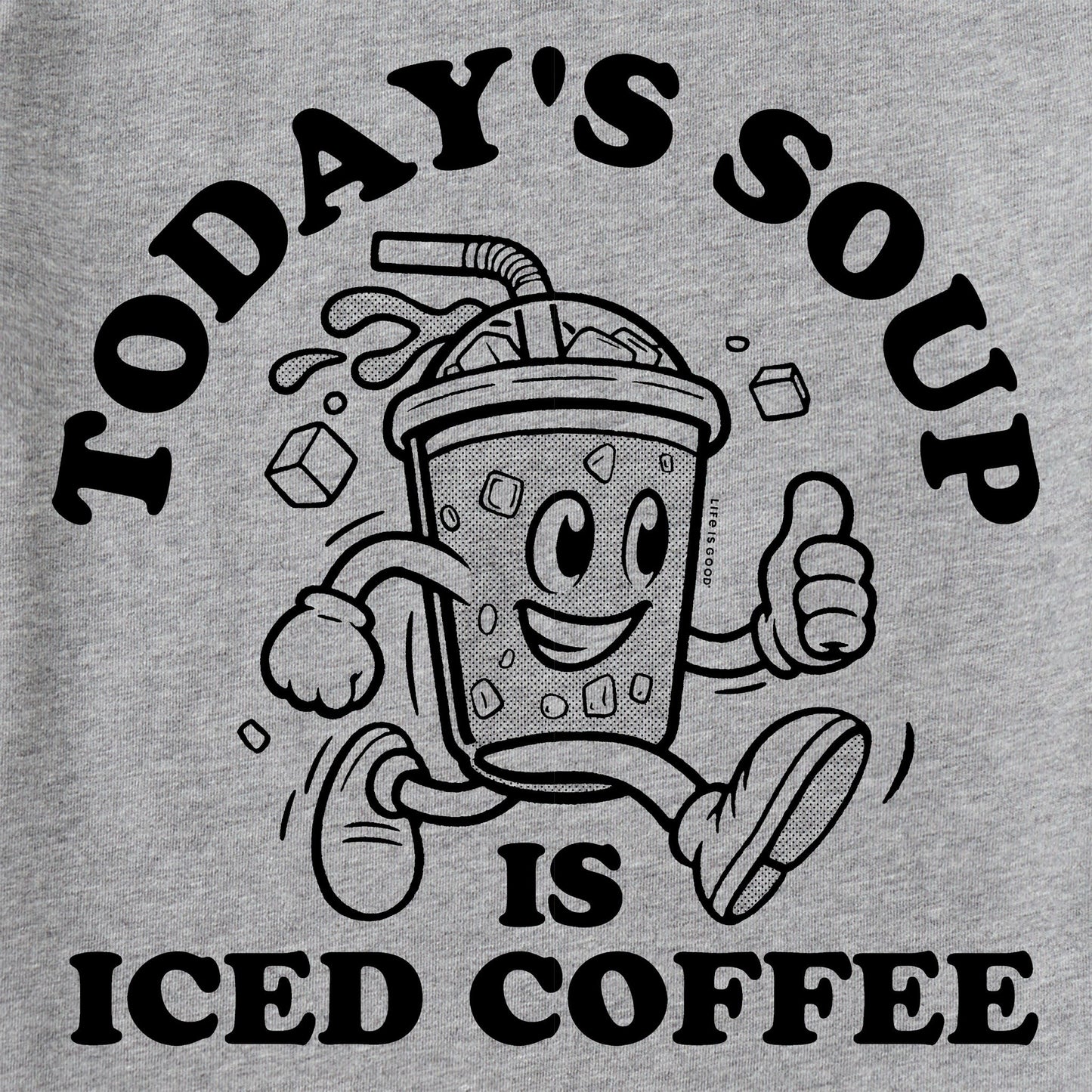Men's Today's Soup is Iced Coffee Short Sleeve Tee