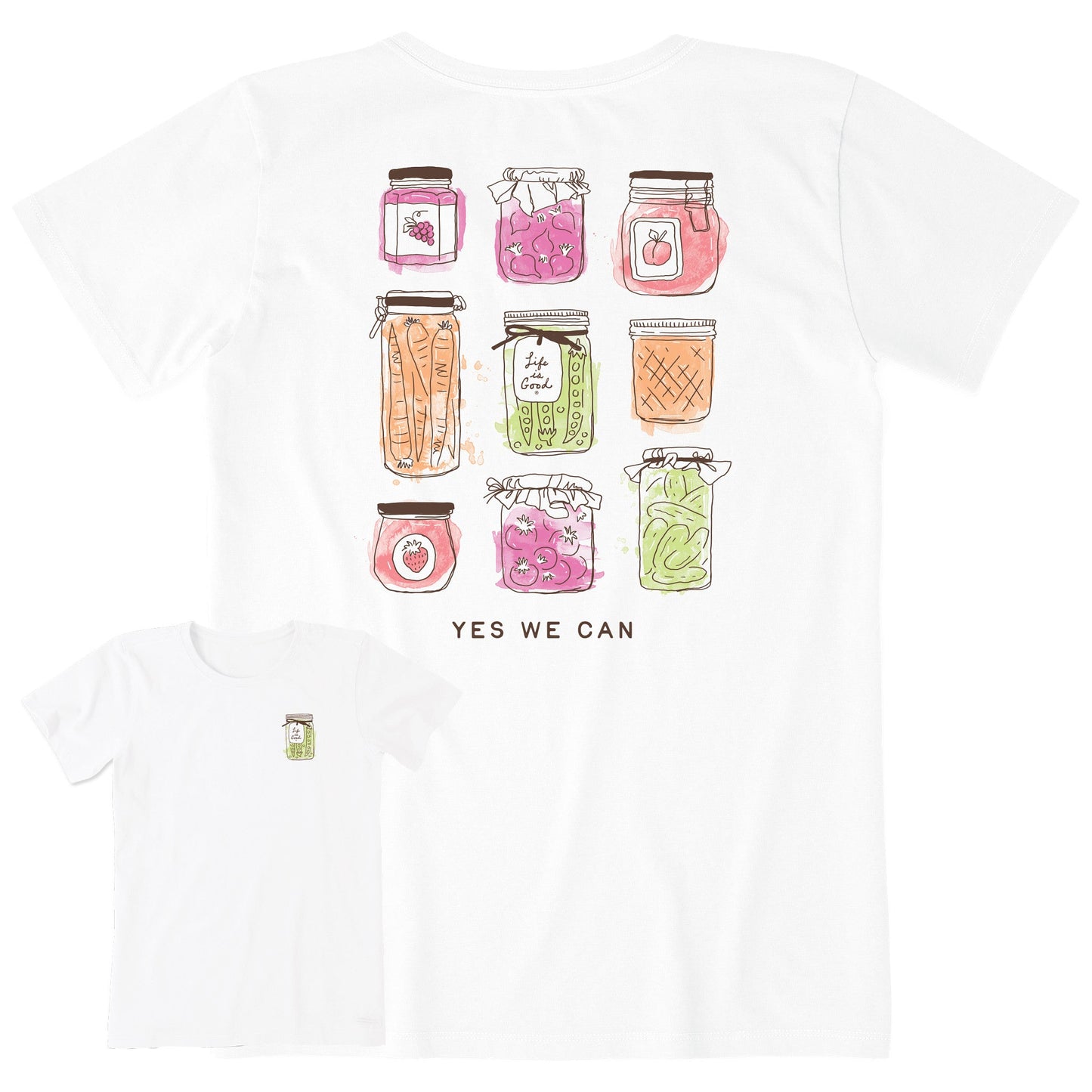Women's Yes We Can Veggies Short Sleeve Tee