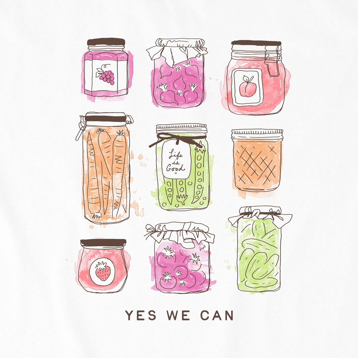 Women's Yes We Can Veggies Short Sleeve Tee