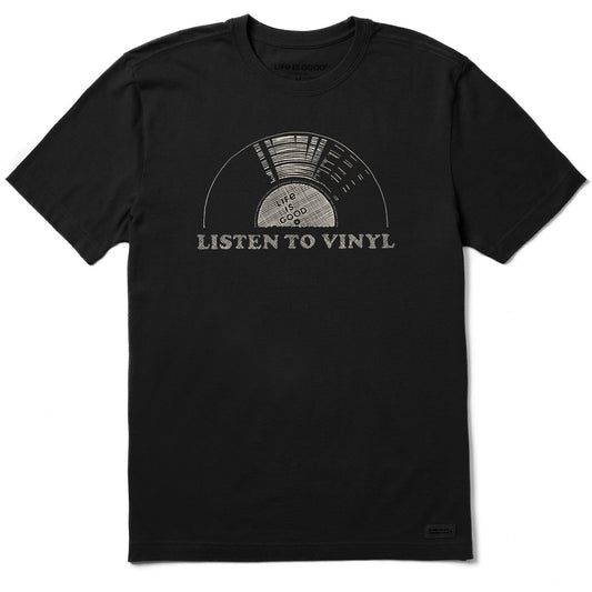 Men's Listen to Vinyl Short Sleeve Tee