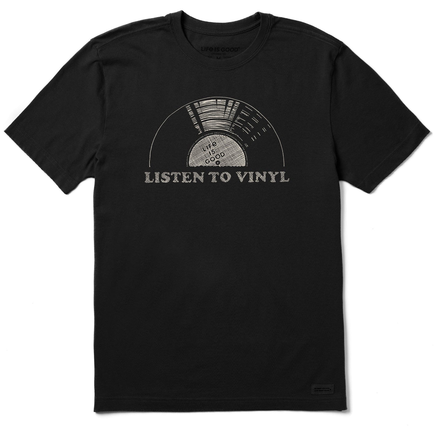 Men's Listen to Vinyl Short Sleeve Tee