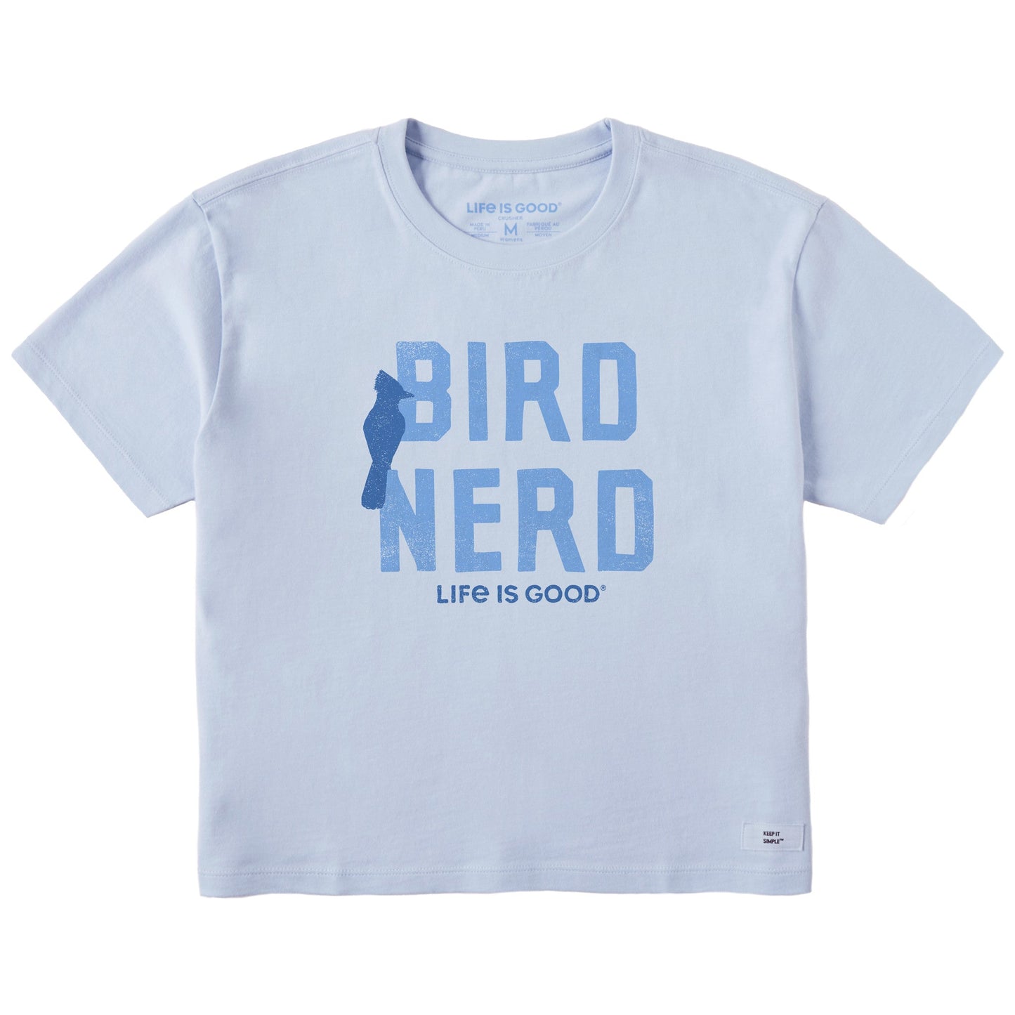 Women's Bird Nerd Short Sleeve Crusher Boxy Tee