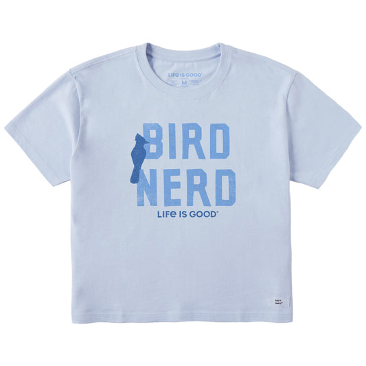 Women's Bird Nerd Short Sleeve Crusher Boxy Tee