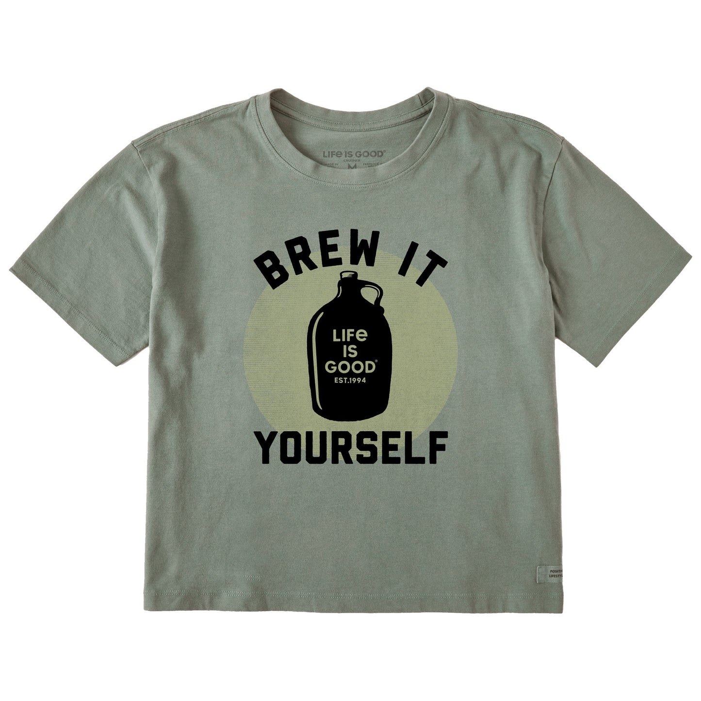 Women's Brew It Yourself Short Sleeve Crusher Boxy Tee