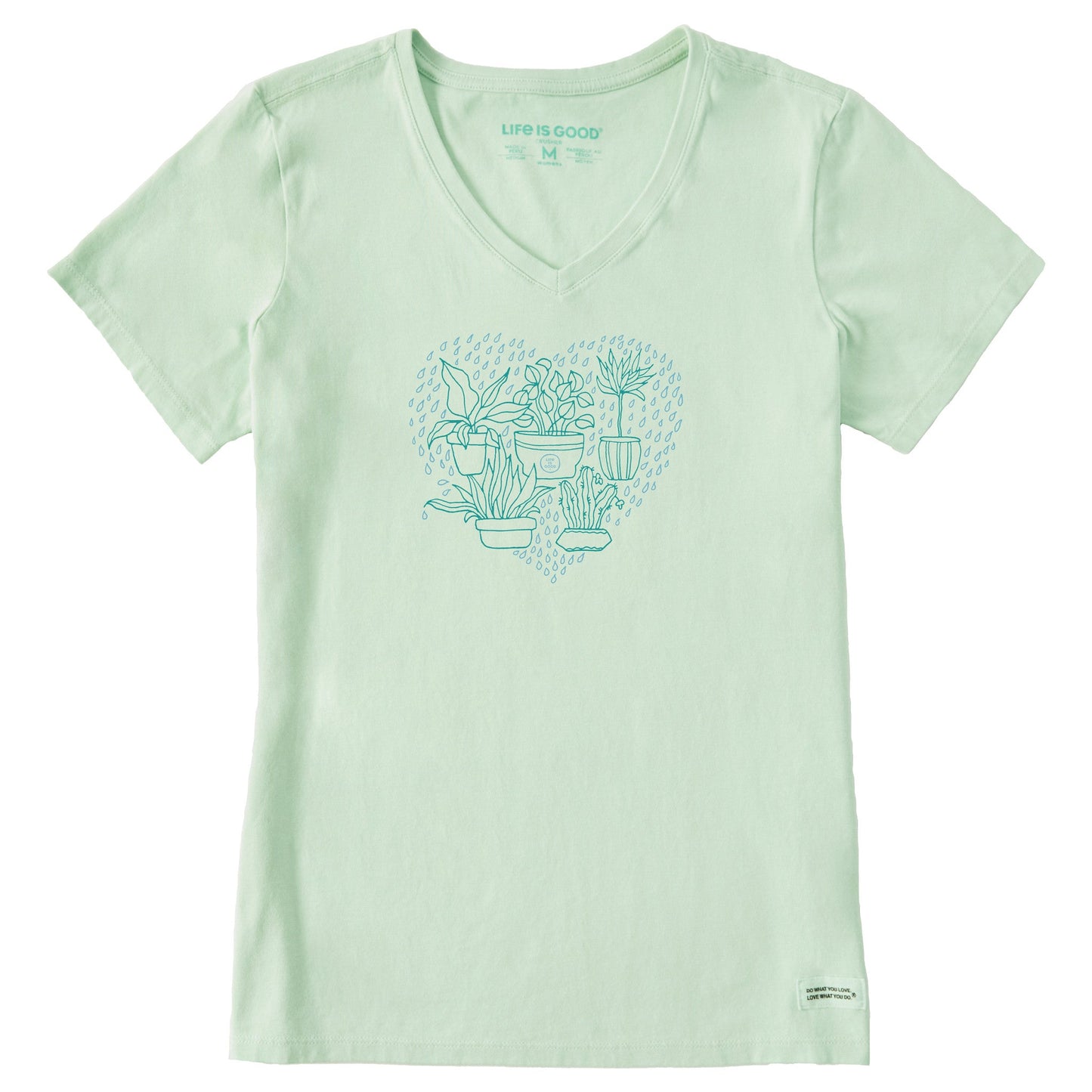 Women's Plant Lover Short Sleeve Crusher Vee