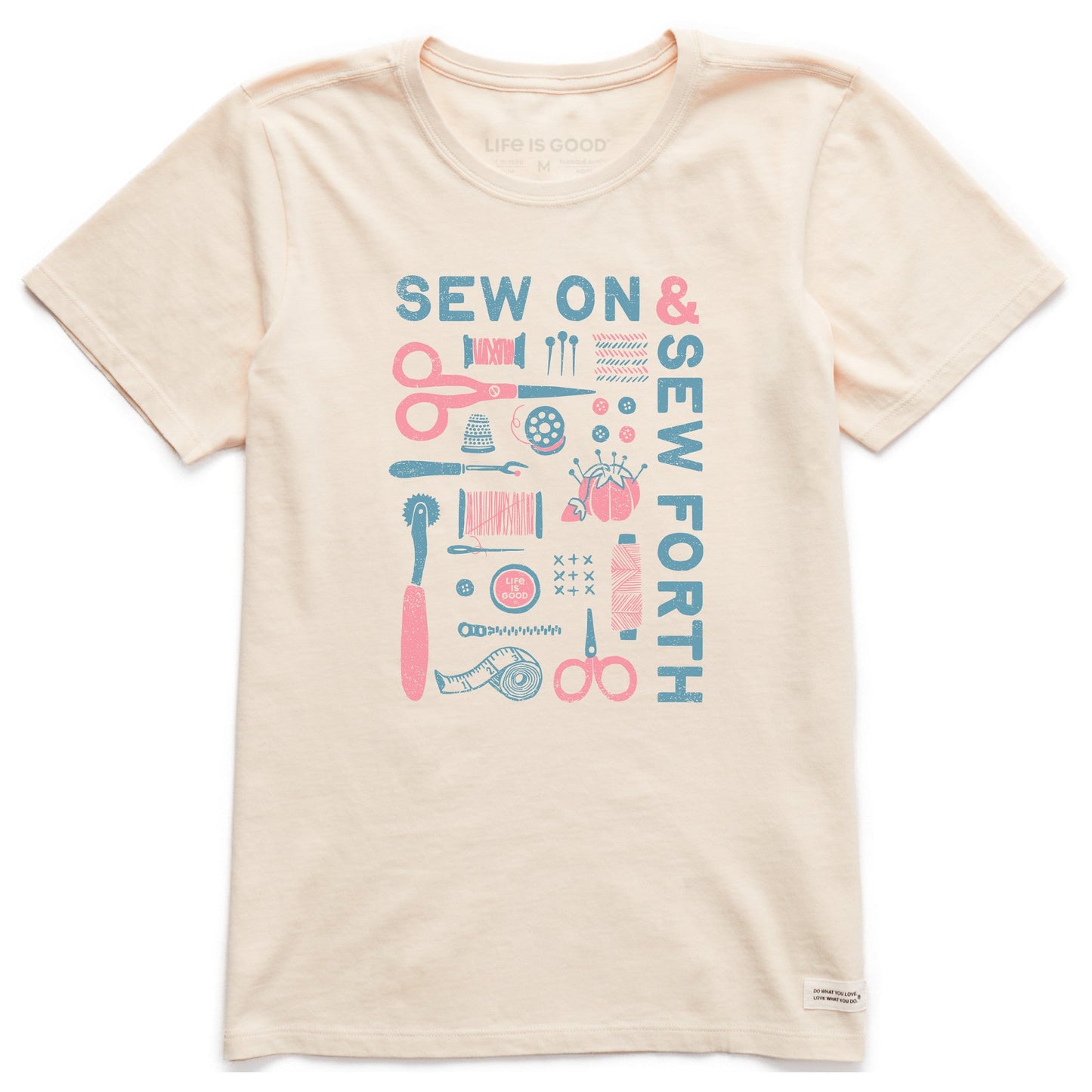 Women's Sew On and Sew Forth Tools Short Sleeve Crusher Tee