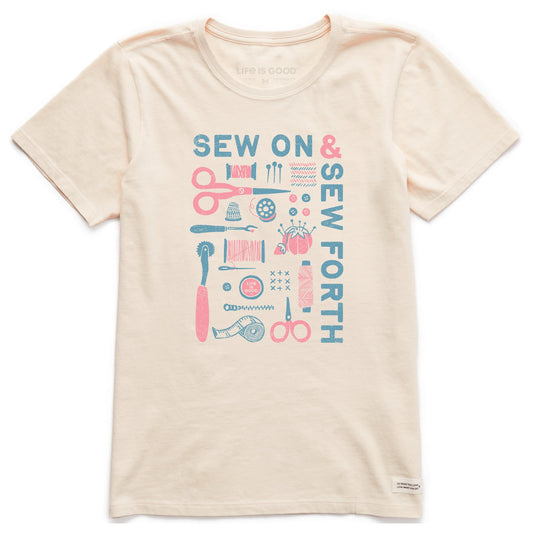 Women's Sew On and Sew Forth Tools Short Sleeve Crusher Tee