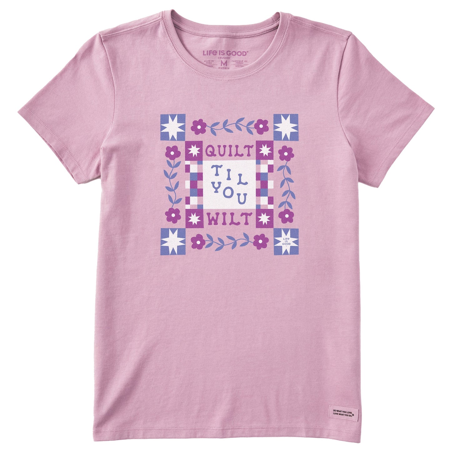 Women's Quilt Til You Wilt Short Sleeve Tee