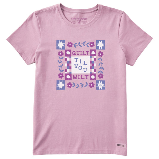 Women's Quilt Til You Wilt Short Sleeve Tee