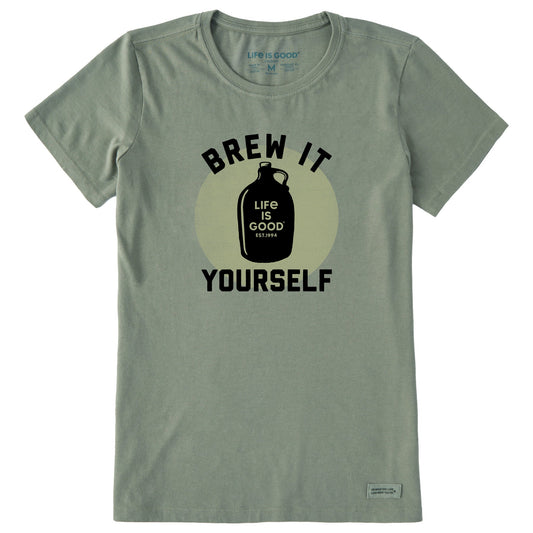 Women's Brew It Yourself Short Sleeve Crusher Tee
