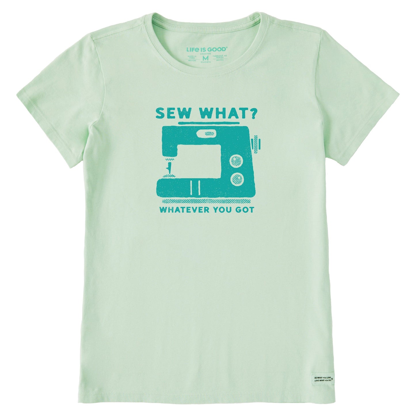Women's Sew What Sewing Machine Short Sleeve Crusher Tee