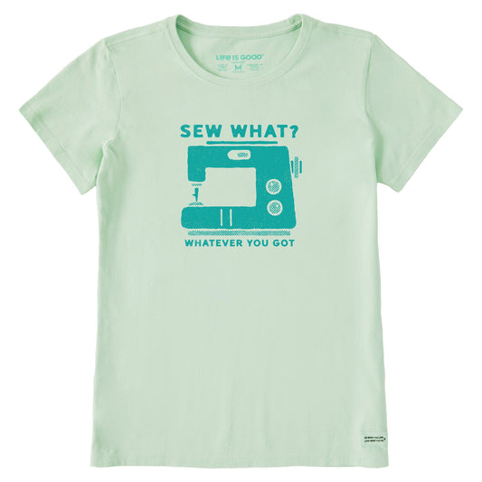 Women's Sew What Sewing Machine Short Sleeve Crusher Tee