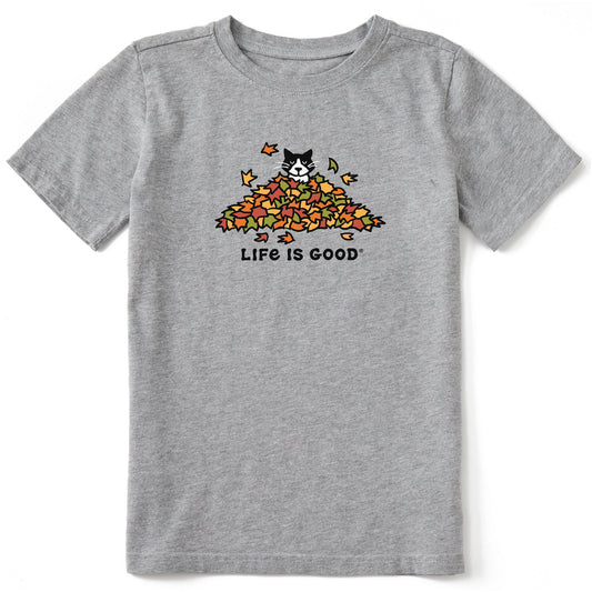 Kids Cat Gets Up and Leaves Short Sleeve Crusher Tee