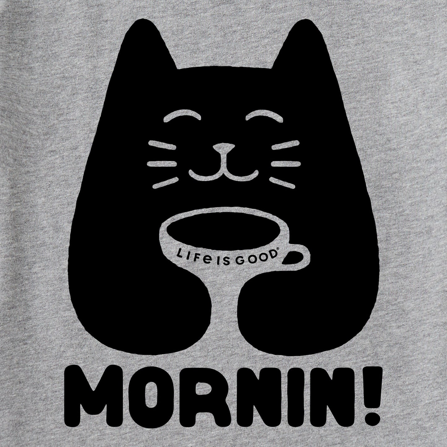 Men's Mornin Coffee Cat Short Sleeve Tee
