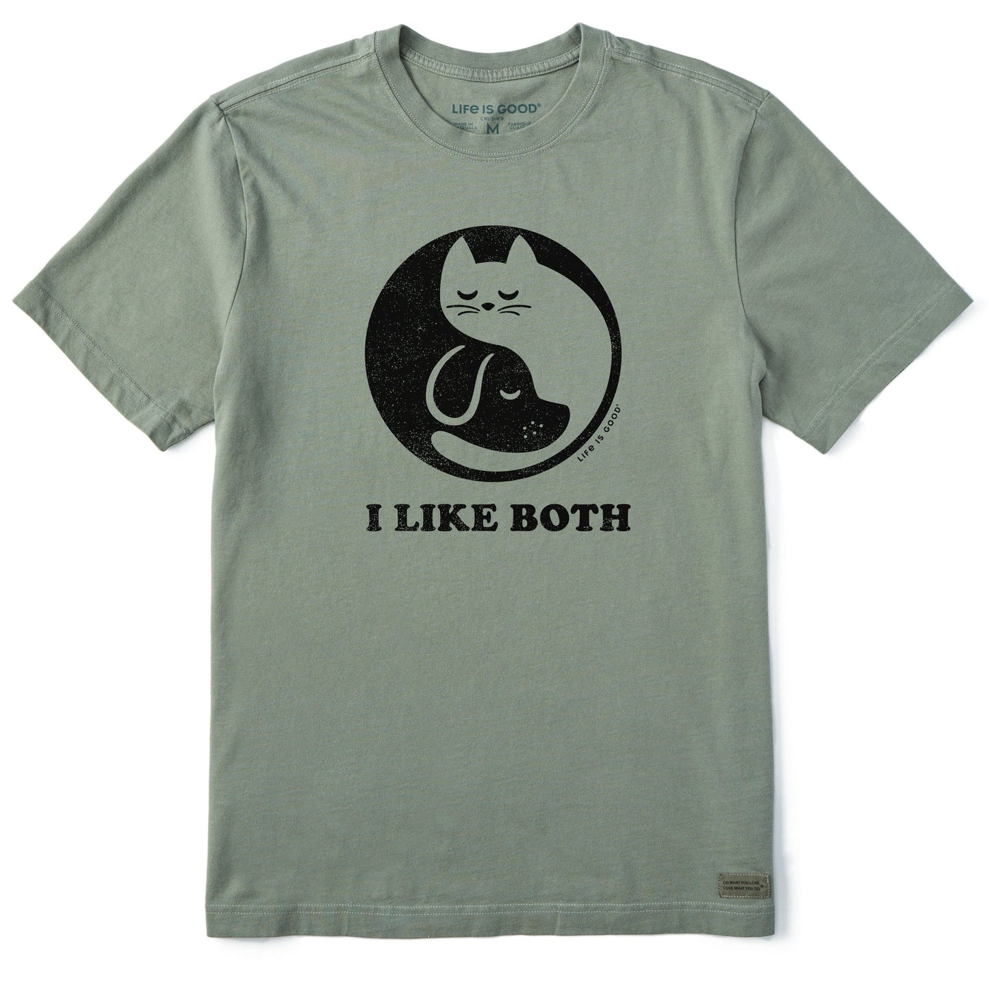 Men's I Like Both Cats and Dogs Short Sleeve Tee