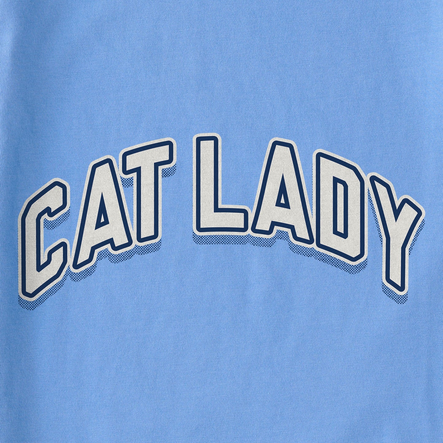 Women's Cat Lady Arch Short Sleeve Crusher Boxy Tee