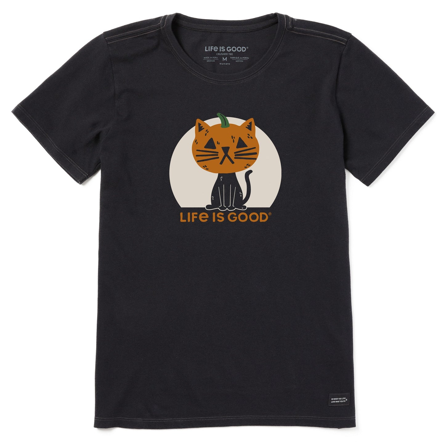 Women's Pumpkinhead Cat Short Sleeve Tee