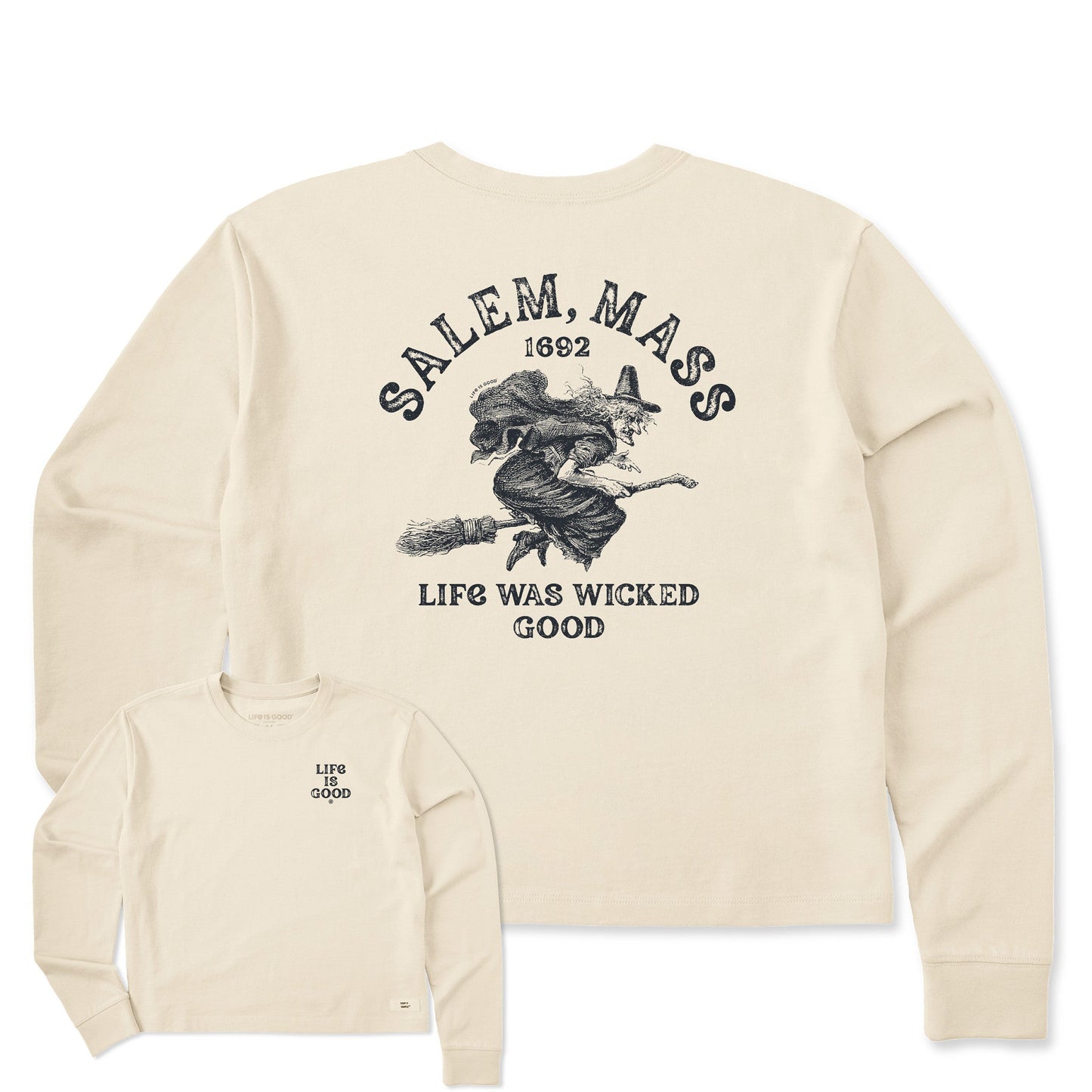 Women's Salem 1692 Long Sleeve Crusher Boxy Tee