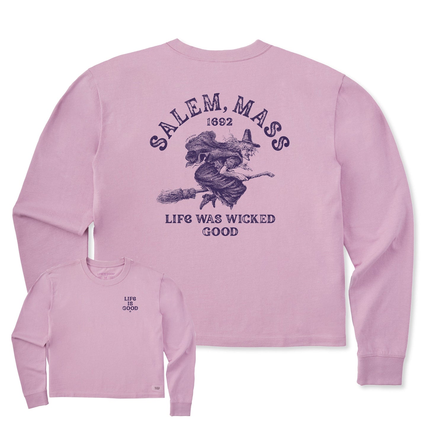 Women's Salem 1692 Long Sleeve Crusher Boxy Tee