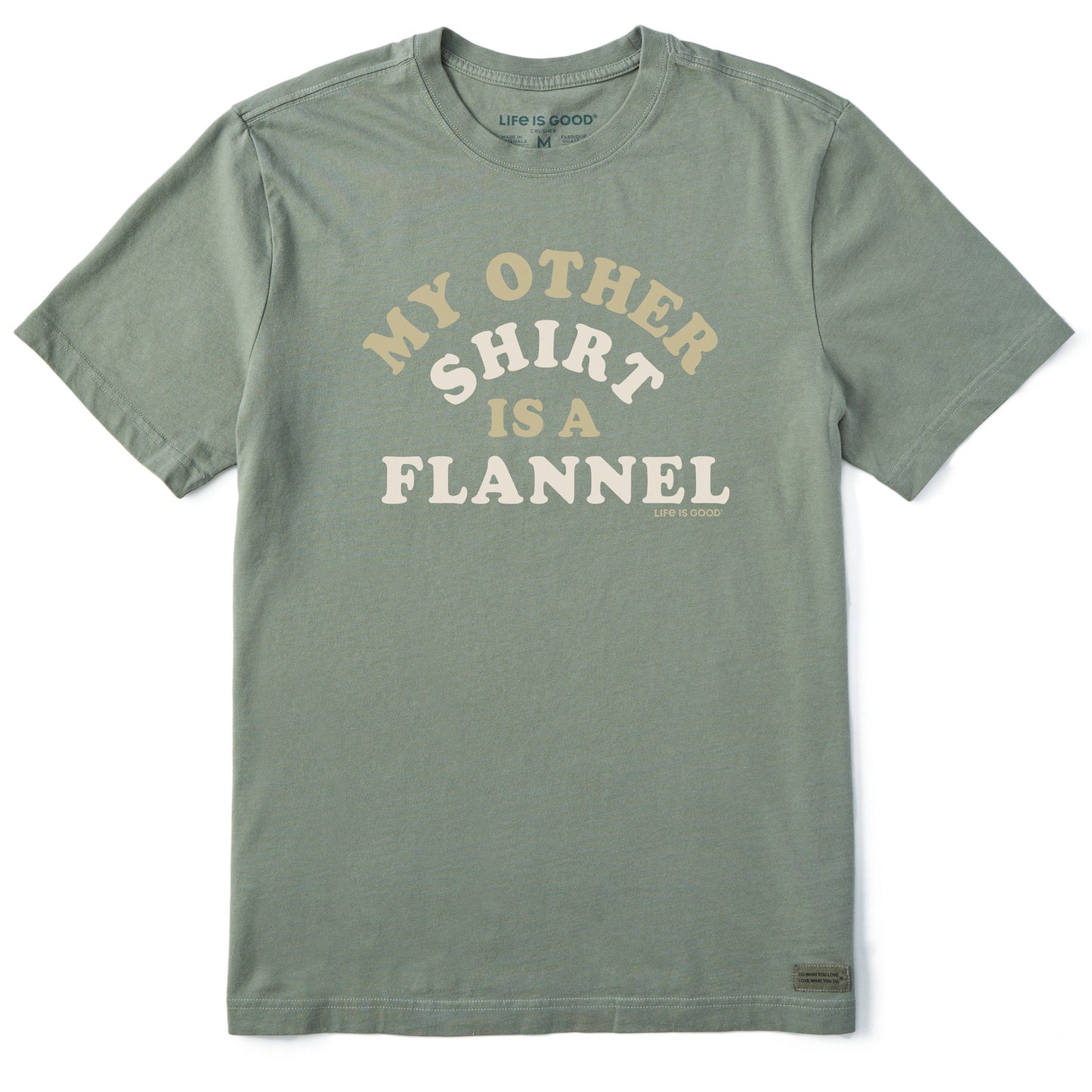 Men's My Other Shirt is a Flannel Short Sleeve Crusher Tee