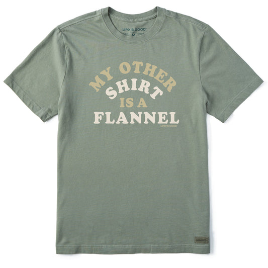 Men's My Other Shirt is a Flannel Short Sleeve Crusher Tee