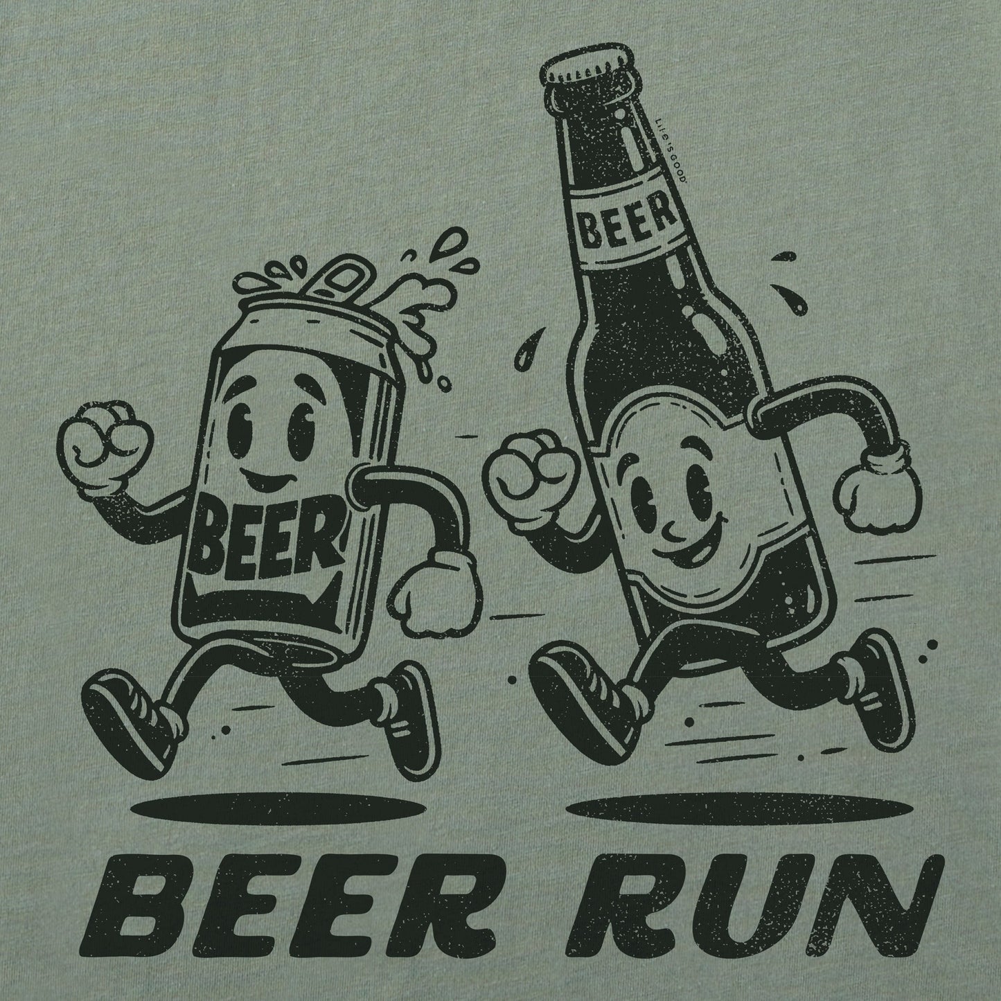 Women's Beer Run Short Sleeve Crusher Boxy Tee