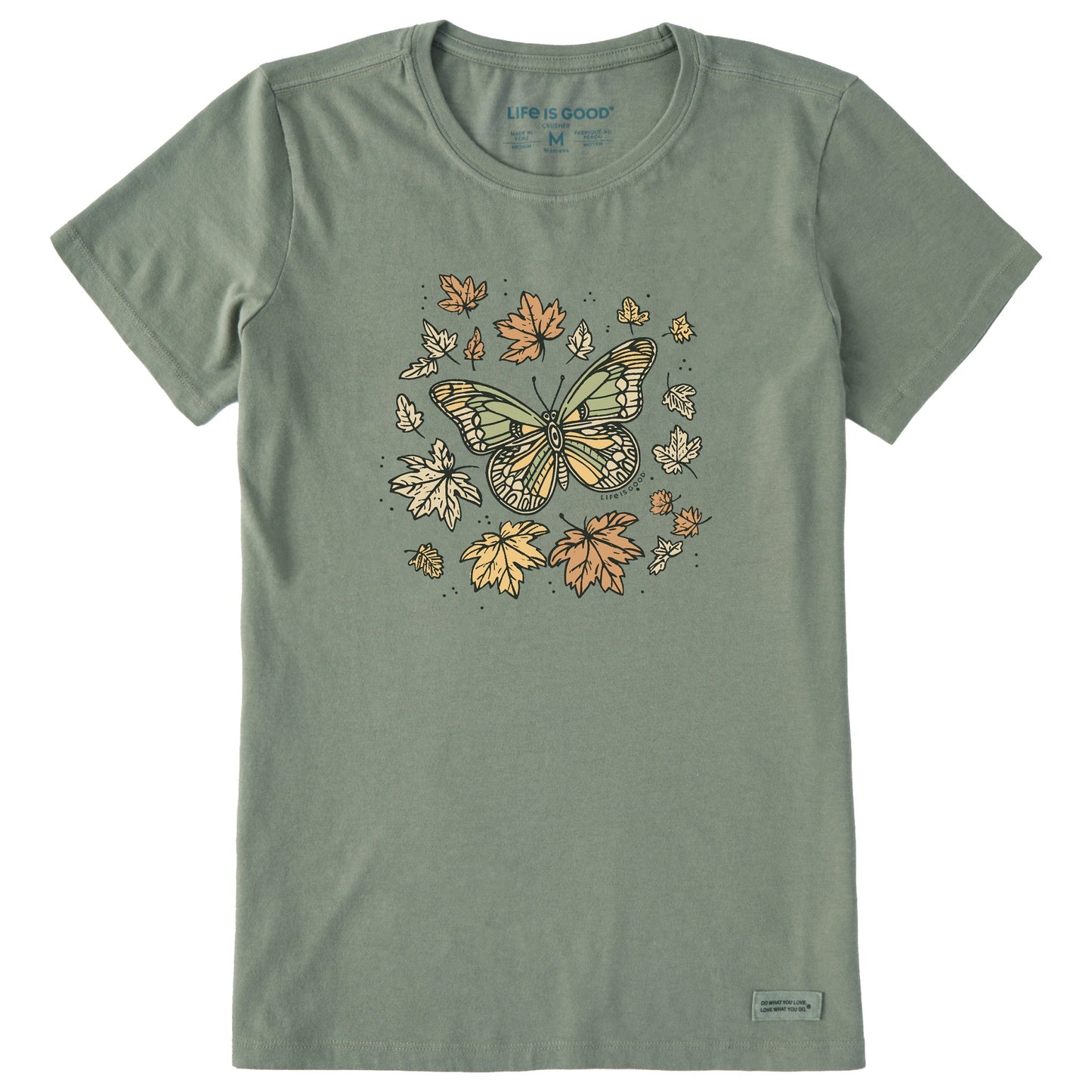 Women's Butterfly in Fall Short Sleeve Crusher Tee