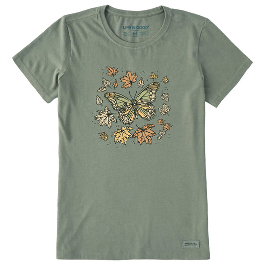 Women's Butterfly in Fall Short Sleeve Crusher Tee
