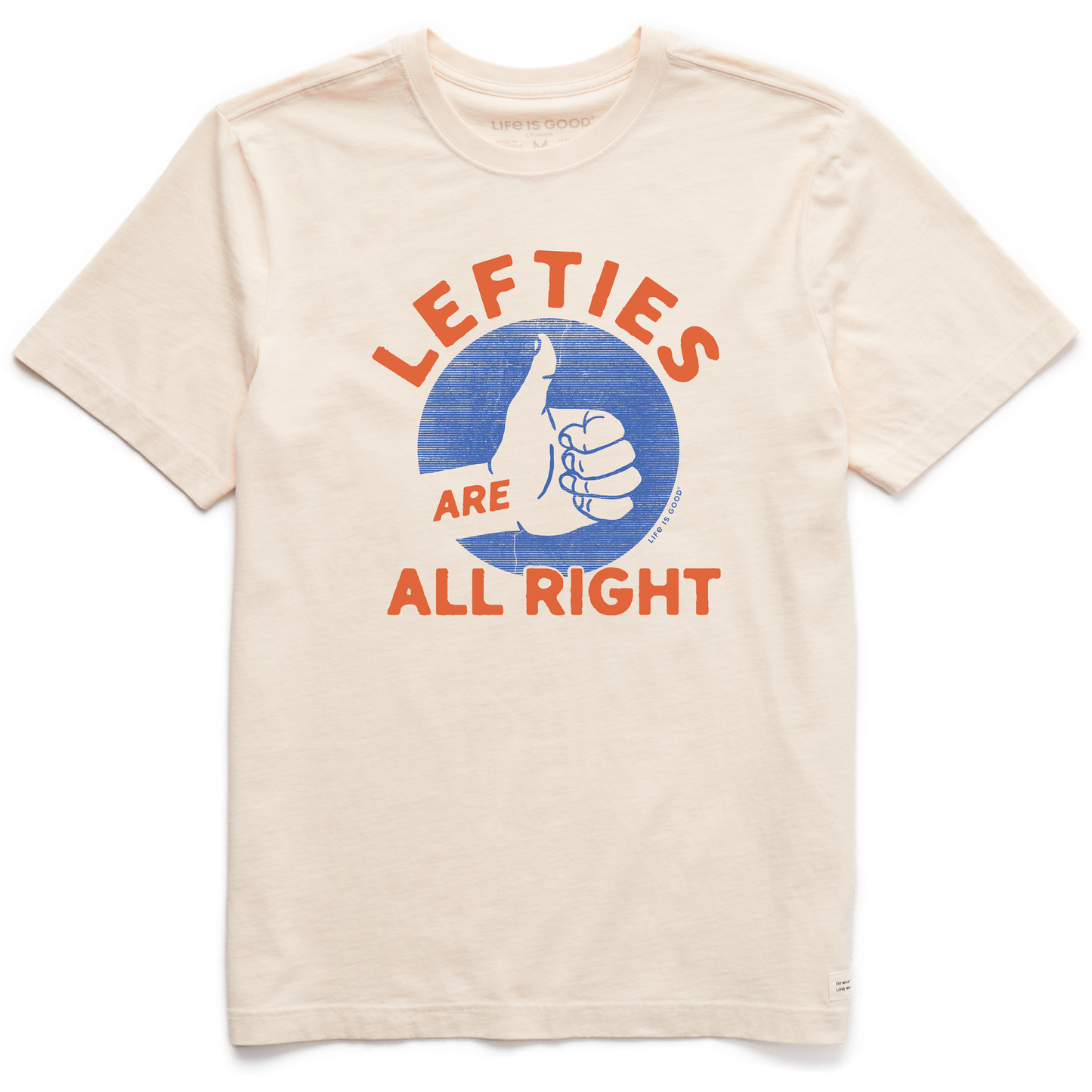 Men's Lefties are All Right Short Sleeve Crusher Tee