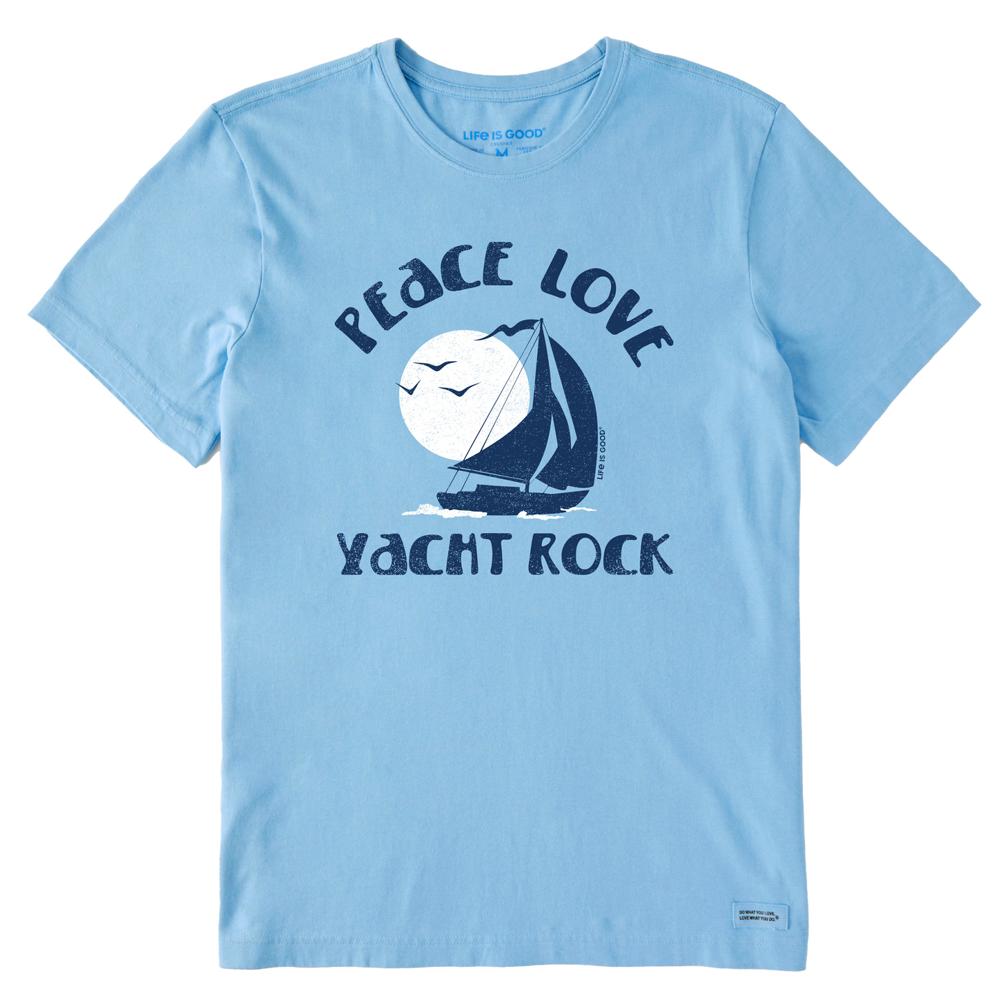 Men's Peace Love Yacht Rock Short Sleeve Tee
