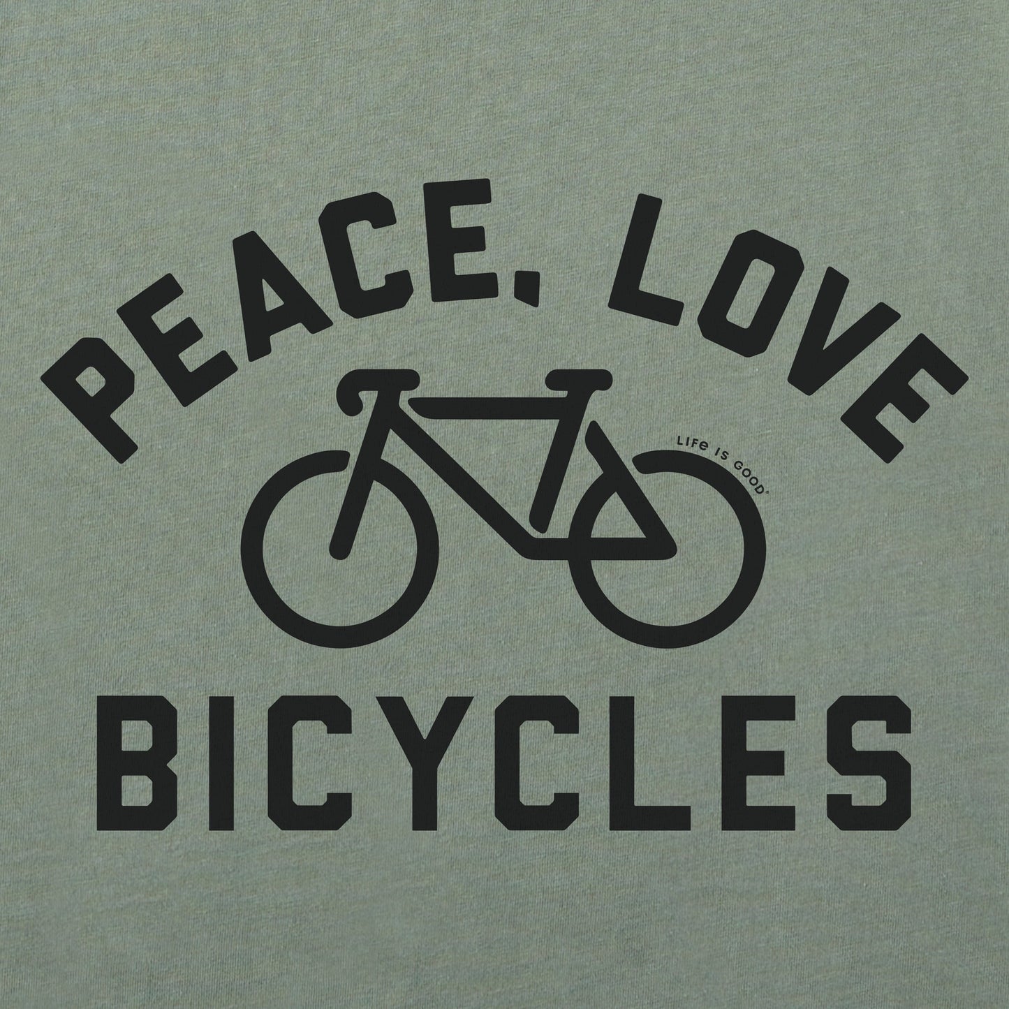 Men's Peace Love Bicycles Short Sleeve Tee