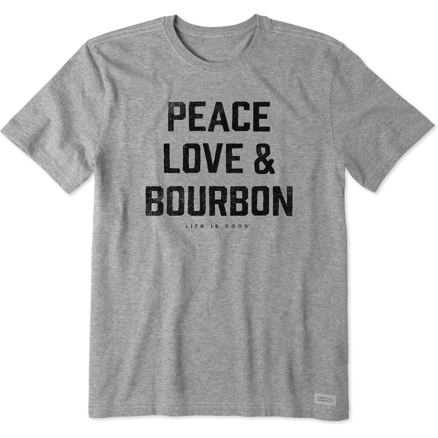Men's Peace Love & Bourbon Short Sleeve Tee