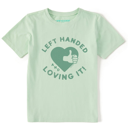 Kids Left Handed and Loving It! Short Sleeve Crusher Tee