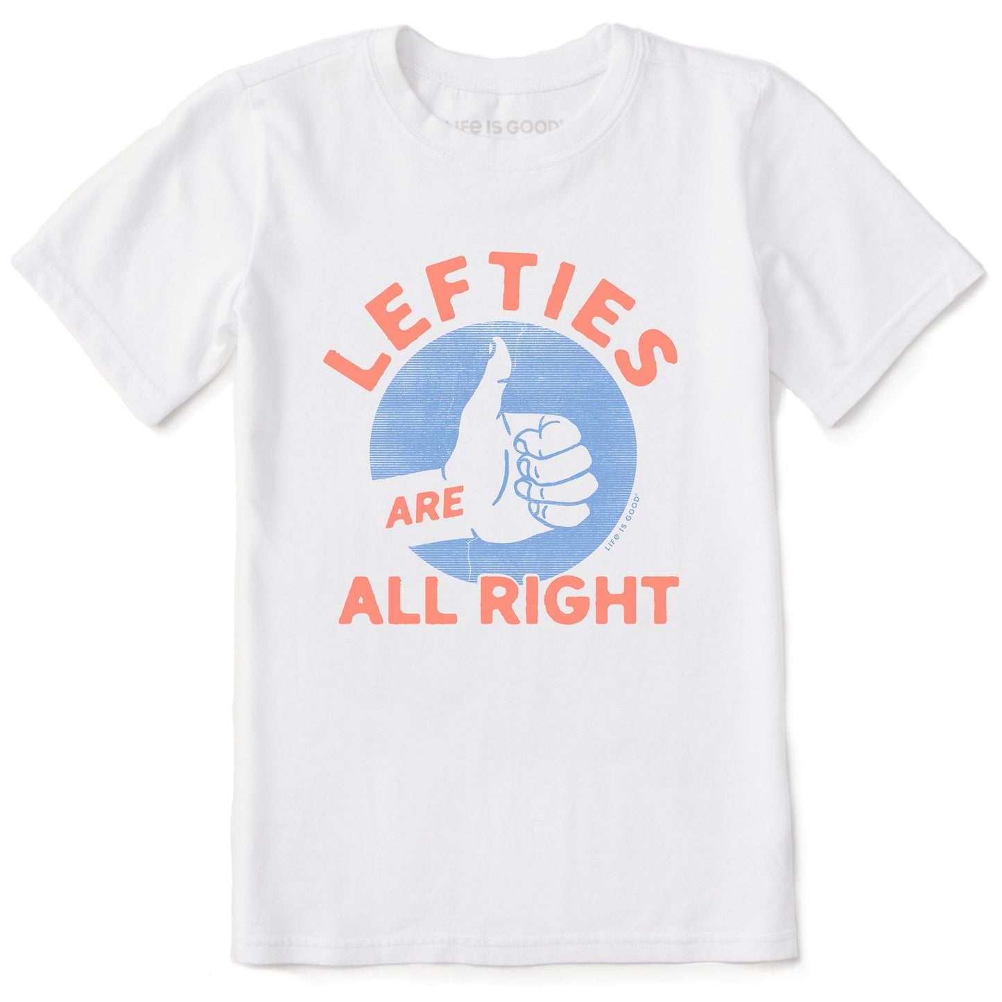 Kids Lefties are All Right Short Sleeve Crusher Tee