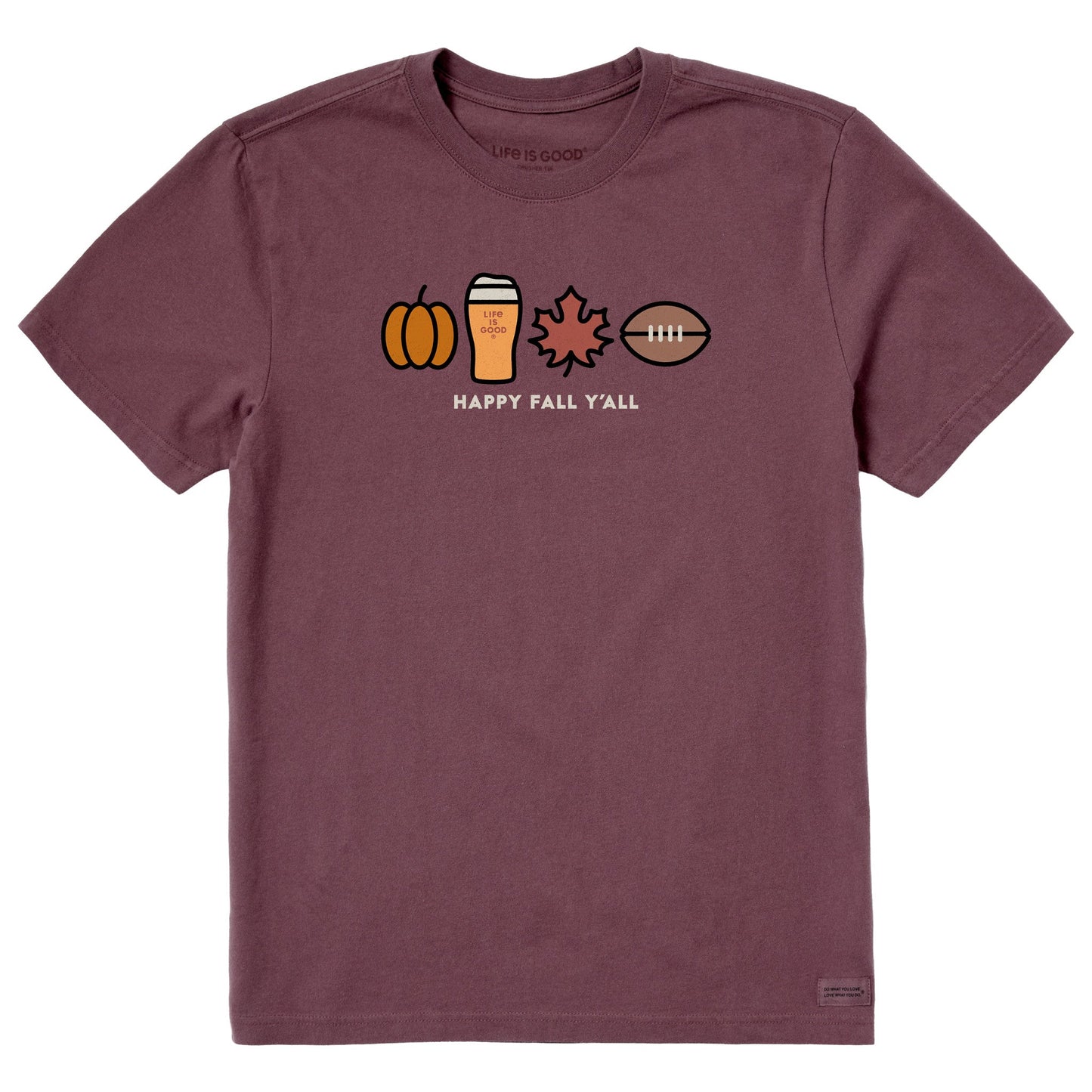 Men's Happy Fall Icons Short Sleeve Tee