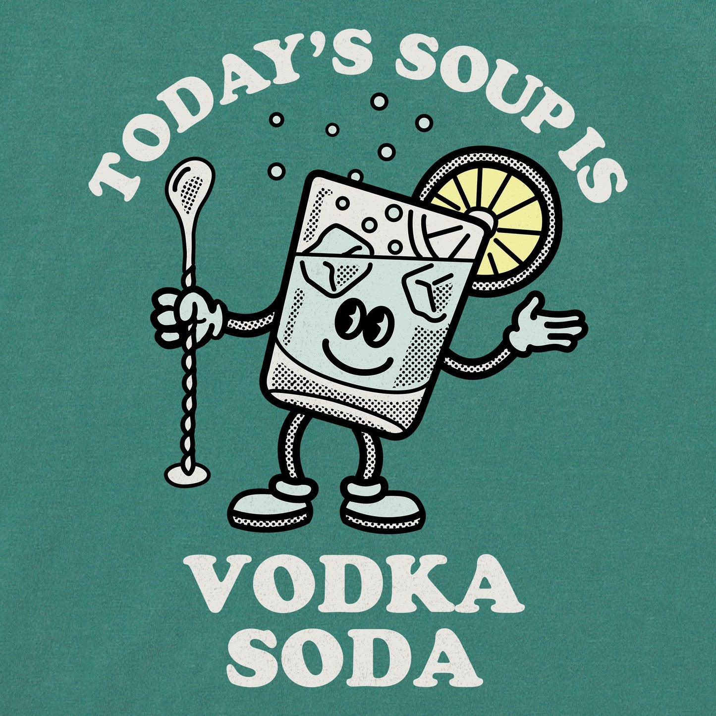 Women's Vodka Soup Long Sleeve Crusher Boxy Tee