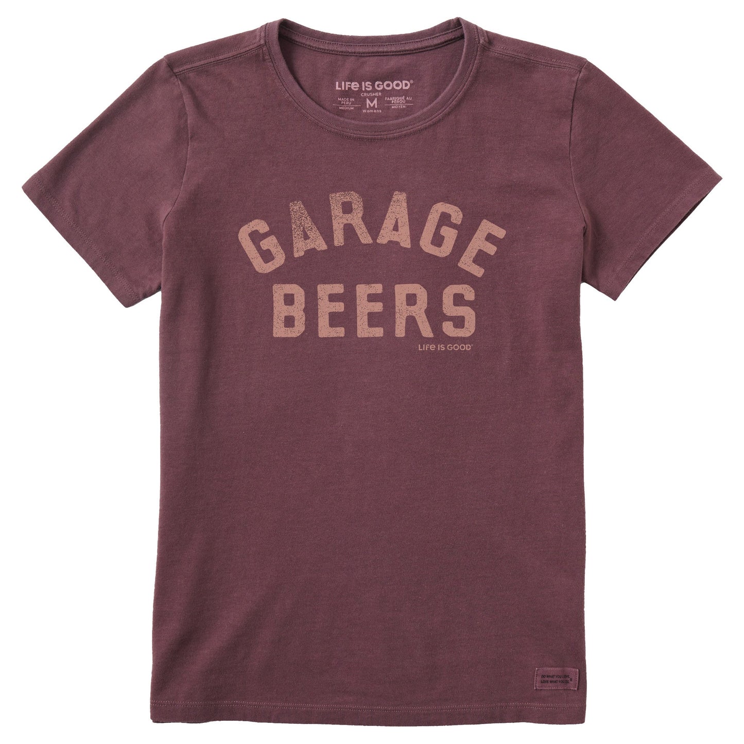 Women's Garage Beers Short Sleeve Crusher Tee
