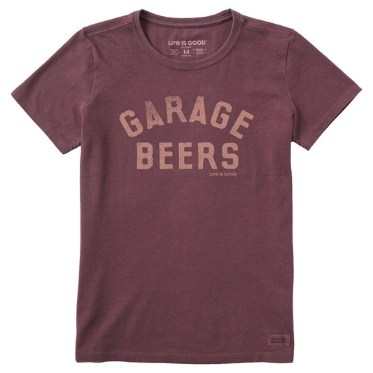 Women's Garage Beers Short Sleeve Crusher Tee