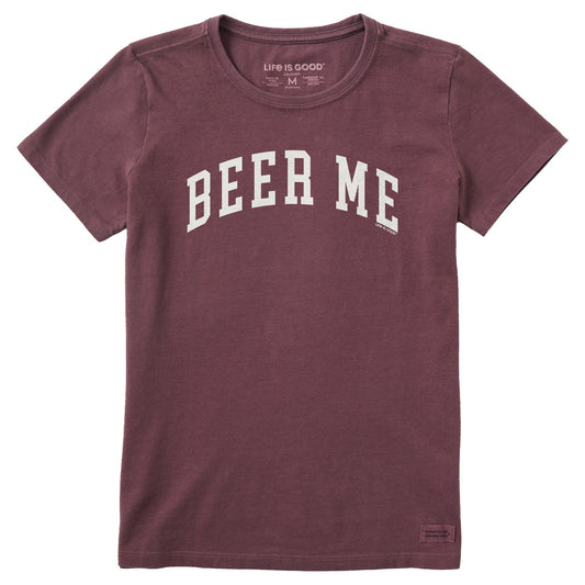 Women's Beer Me Arch Short Sleeve Crusher Tee