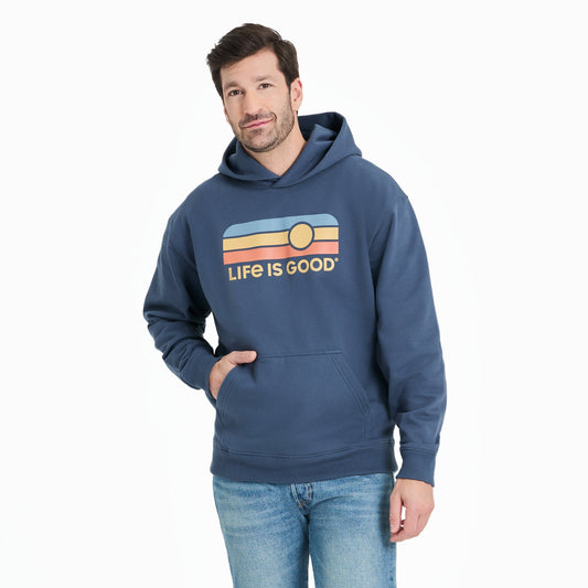 Men's Sun and Stripes Good Vibes Fleece Hoodie