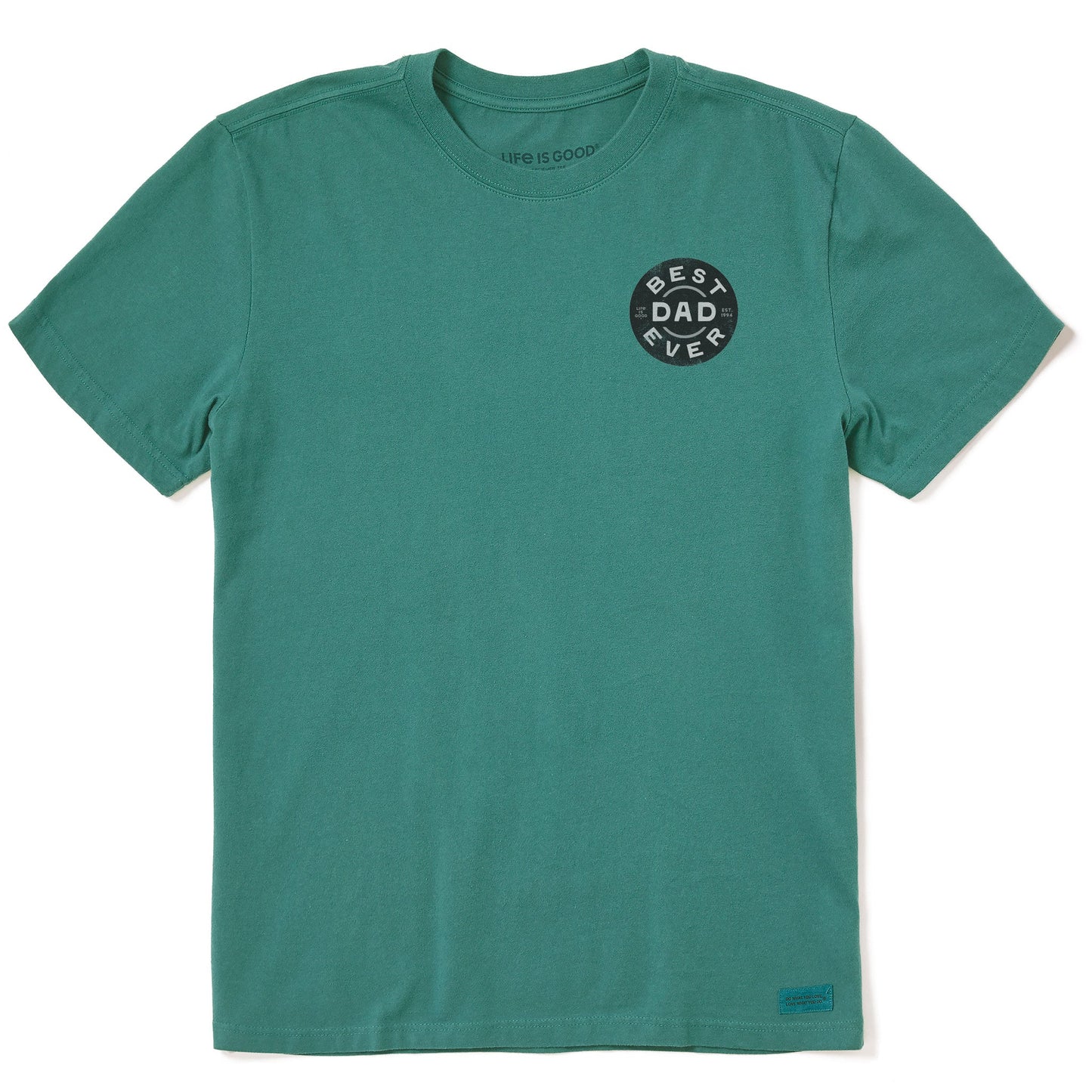 Men's Best Dad Ever Short Sleeve Crusher Tee