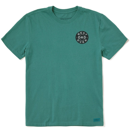 Men's Best Dad Ever Short Sleeve Crusher Tee